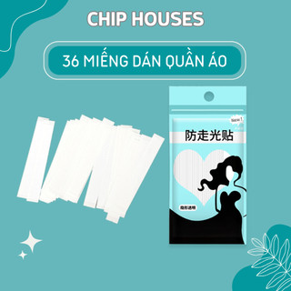 36 băng dính cố định quần áo - Miếng dán chống lộ, hở ngực, vai áo unisex AN124