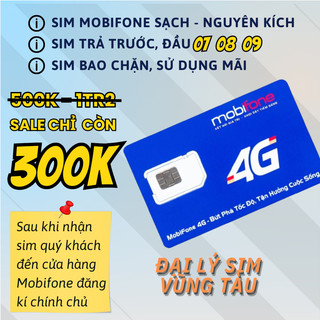 Sim mobifone số đẹp đầu 09, 08, 07 cực dễ nhớ