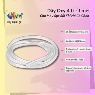 Dây oxi 4ly cho máy sục sủi khí hồ cá cảnh hồ tôm