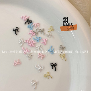 Set Charm Nơ Màu Pastel Cao Cấp - Design Phong Cách Hàn - An An Nails
