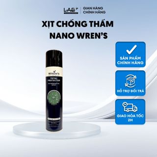 Chai xịt chống thấm nano Wren's LAB+ chống thấm nước, bám bụi bẩn cho giày túi, ví da, vải...