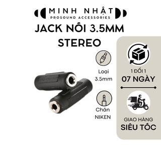 Jack nối 2 đầu 3.5mm, 2 đầu cái