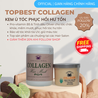 [Official - Chính Hãng] Kem Ủ Tóc Hấp Dầu Phục Hồi Hư Tổn Topbest Callagen Siêu Mềm Mượt