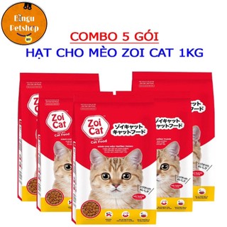 [COMBO 5 GÓI] Thức ăn cho mèo Zoi Cat 1kg * 5 GÓI