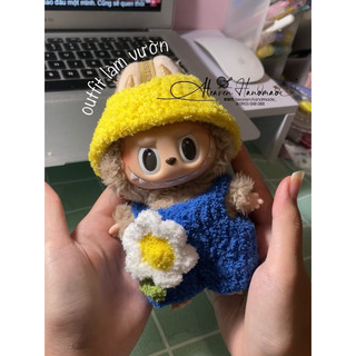 Outfit làm vườn cho labubu