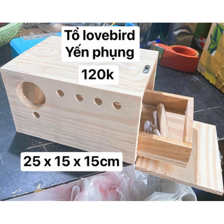 Tổ sinh sản cho yến phụng , lovebird .