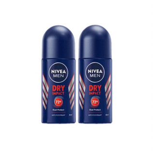 Combo 2 chai lăn khử mùi nivea men khô thoáng dry impact 50ml