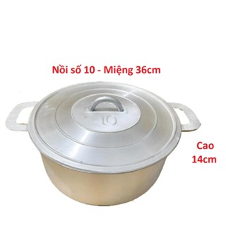 Nồi gang cao cấp Thái Lan số 10 ( đường kính 36cm - cao 14cm )
