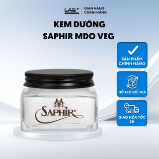 Kem dưỡng Saphir Mdo Veg LAB+ vệ sinh, phục hồi, bảo dưỡng chăm sóc cho những dòng da tự nhiên