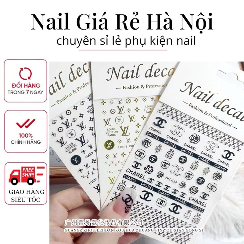 Sticker Thương Hiệu -Logo Làm Nail