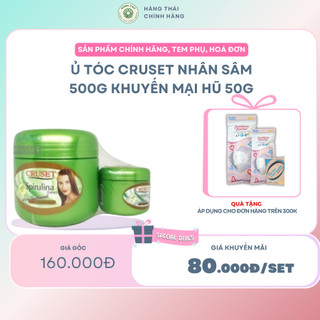 Ủ tóc Cruset nhân sâm 500g khuyến mại hũ 50g