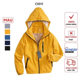 [Hàng Đẹp] Áo khoác lông cao cấp,chất gió tráng bạc chống nước cản gió,kết hợp lót lông dày dặn ấm áp