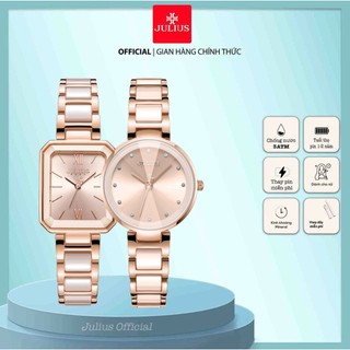 Julius đồng hồ nữ ja-1209 và ja-1273 dây đá | julius official