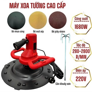 HÓT!!!!!!MÁY Xoa Vữa Trà Tường 1680W - Làm Phẳng Mặt Tường - Trà Nhám Tường - Công Suất Lớn