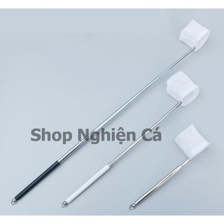 Vợt Tép 3D INOX Giữ Nước Tròn vợt vớt cá tép hình vuông