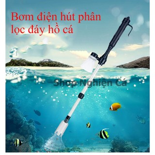 Bơm điện thay nước tự động, Dụng cụ hút phân cá làm sạch sỏi có thể tháo rời bằng nhựa