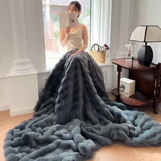 Chăn Lông Hồ Ly 3,5kg Mềm Mịn Hàng Nhập Khẩu, Chăn Hồ Ly Cao Cấp Dày Dặn Kích Thước 2mx2m3