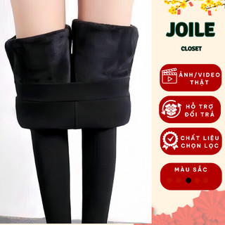 Quần Legging Lót Lông Nữ, Quần Mùa Đông Mặc Siêu Ấm Tôn Dáng Trẻ Trung Joile_Closet