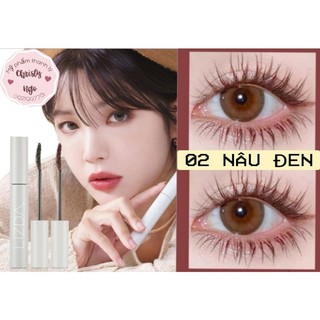 Mascara chuốt cong mi quick & long curling lizda màu 02 nâu đen