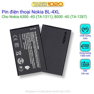 Pin nokia bl-4xl – pin thay thế tốt nhất cho nokia 6300 4g , nokia 8000 4g - dung lượng 1500 mah
