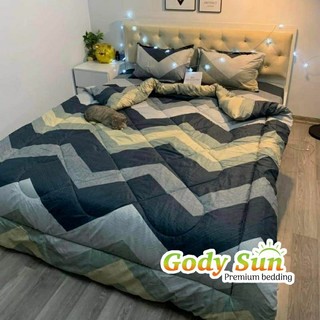 Bộ chăn phao 5 món poly cotton chăn mền đẹp bông siêu nhẹ