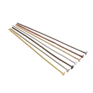 Đinh ghim đầu phẳng đế bằng chặn hạt/ charm dùng làm trang sức - phụ kiện Handmade DIY