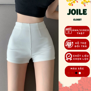 Quần Short Nữ Lưng Cao Khóa Sau Ôm Đùi Hack Dáng Chất Vải Umi Quần Đùi Nữ Dance Cạp Cao Đẹp m516