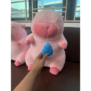 Gấu Bông Chuột Capybara Hồng Chảy Mũi ( Rút được ) Siêu Xinh
