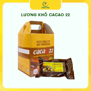 Lương Khô Cacao - Hộp 700g - Công Ty 22 - Tôm Vàng