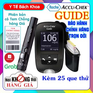 [CHÍNH HÃNG MẪU 2024] MÁY ĐO ĐƯỜNG HUYẾT ACCUCHEK GUIDE - BẢO HÀNH CHÍNH HÃNG TRỌN ĐỜI