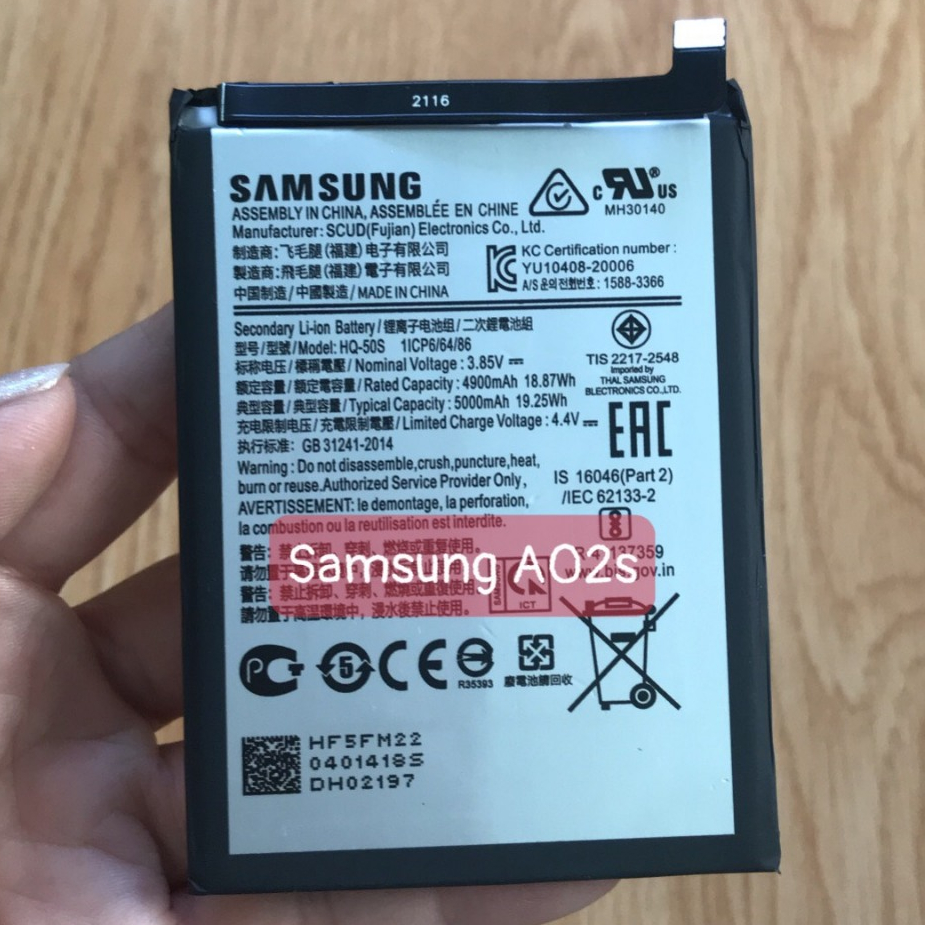 Pin thay thế cho samsung A02s/HQ-50S Pin Xịn
