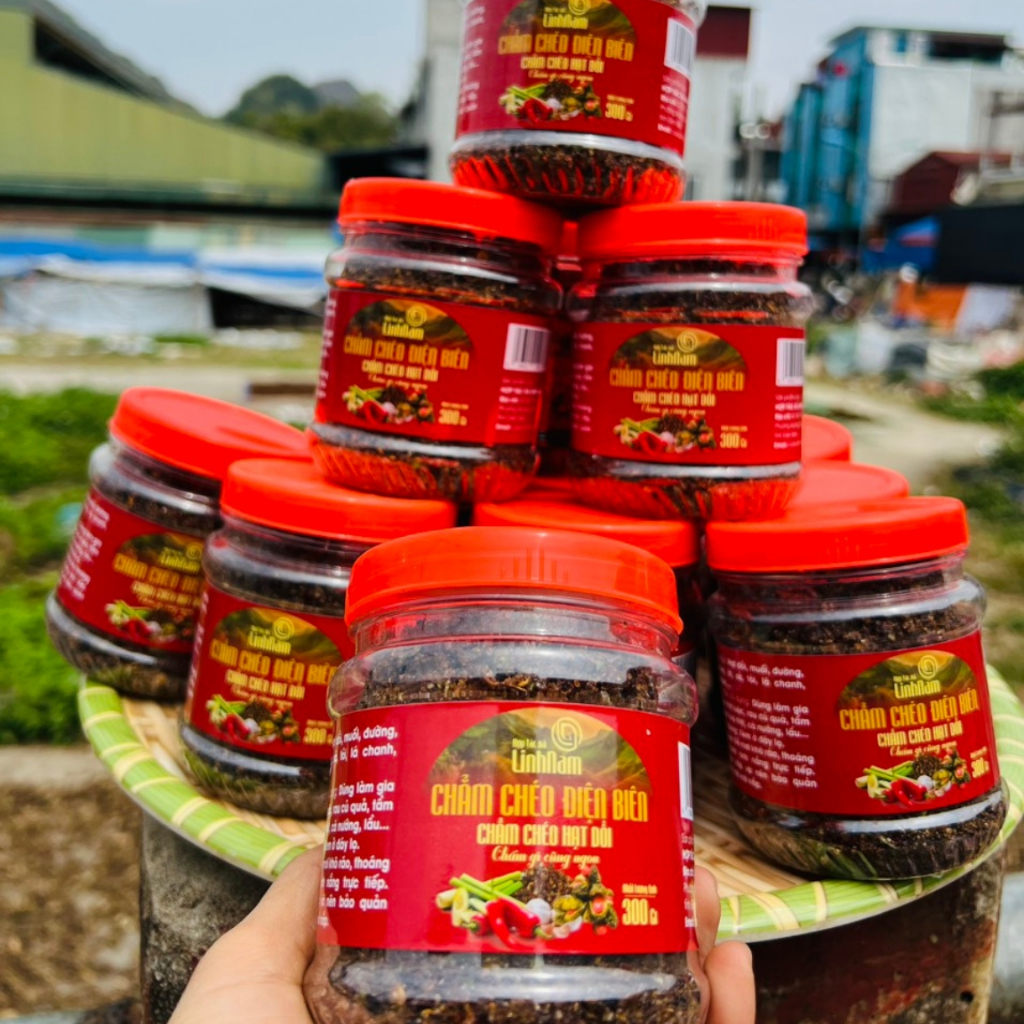 Chẩm chéo hạt dổi Linh Nam Điện Biên 300g loại đặc biệt. Muối chẩm chẳm chéo Tây Bắc chuẩn vị khô ướt sapa tv huho food