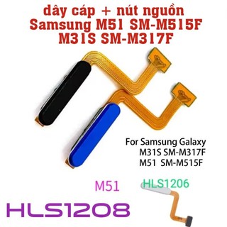 Cáp nguồn nút nguồn samsung M51
