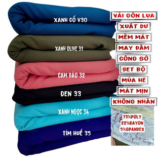 Vải Quần Gôn, - Tuýt- Si ,âu Tây nữ ,nhiều màu Hàn -May Quần váy áo vest