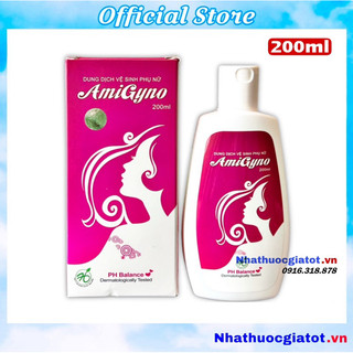 Amigyno dung dịch vệ sinh phụ nữ chai lớn 200ml