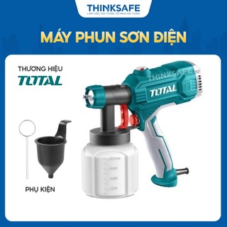 Máy phun sơn cầm tay Total công suất 450 - 500W, chuyên dùng sơn PU, sơn dầu, sơn nước - Thinksafe