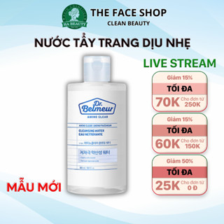 Nước tẩy trang dưỡng ẩm sạch sâu dịu nhẹ The Face Shop Dr Belmeur Amino Clear Cleansing Water 300ml Hàn Quốc