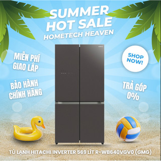 ☑️ r-wb640vgv0 - tủ lạnh hitachi inverter 569 lít r-wb640vgv0 - hàng chính hãng