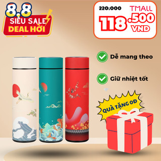 Bình giữ nhiệt TMALL Sling Ring Tumbler 500ml - Màu đỏ, xanh, hồng, trắng