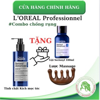 ComboTinh Chất Kích Mọc Tóc Loreal Serioxyl denser hair 90ml + 1 gội Serioxyl 90ml