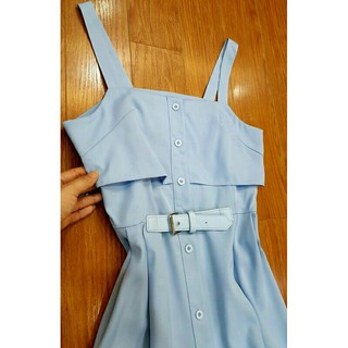 Đầm xanh dương sz S