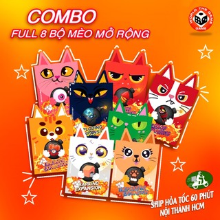 Combo Full 8 bản Mèo mở rộng Việt Hóa Exploding kittens Expansion
