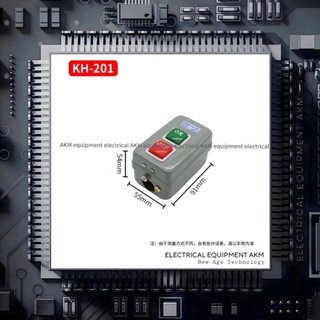 Nút Ấn Nhấn Giữ Bật Tắt KH-201, KH-305  - Công Tắc ON/OFF Điều Khiển Thiết Bị, Động Cơ Điện