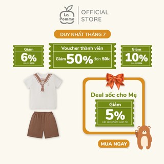 Bộ cộc tay La Pomme thủy thủ nhỏ