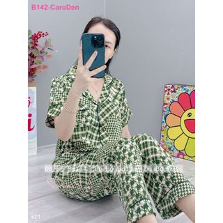 Bộ Dài Pijama Lụa Mango B142 B133 - Đồ Bộ Suli