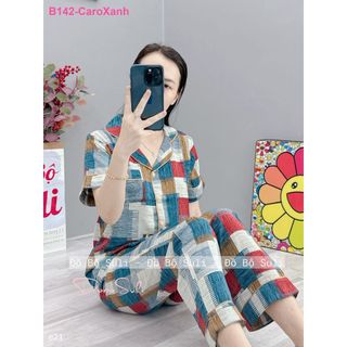 Bộ Dài Pijama Lụa Mango B142 B133 - Đồ Bộ Suli