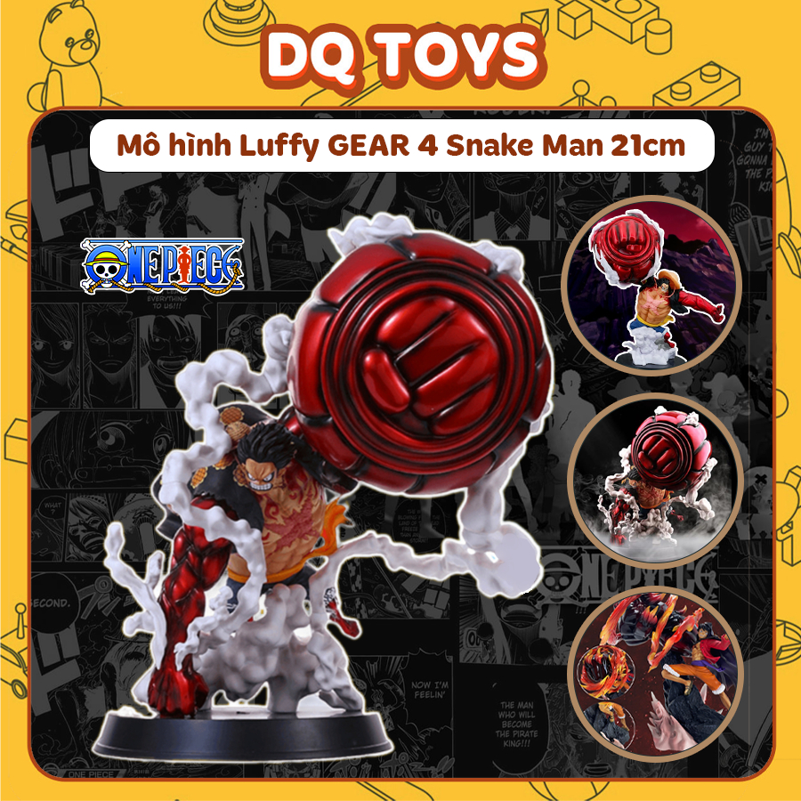Mô hình One Piece LUFFY GEAR 4 SNAKE MAN Cao 21 - 25cm hàng cao cấp , Figure mô hình anmie one piece
