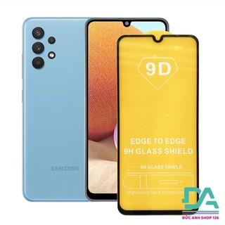 Kính cường lực 9d full màn samsung a32 4g , a32 5g tặng giấy lau kính