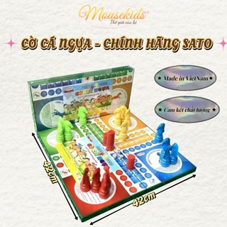 Cờ cá ngựa - bàn cờ nhựa tốt kt 42x42 cm