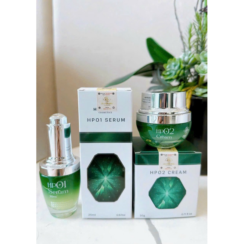 kem dưỡng da + serum dưỡng huyền phi
